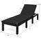 Costway Patio Rattan Lounge Chair Chaise Recliner Adjust Cushion Cover